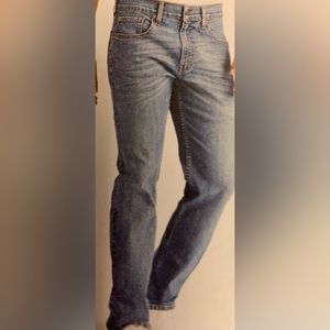 NEW~ Signature Levi Strauss Gold Label Men's Jeans Relaxed Fit Flex Size 38 X 30